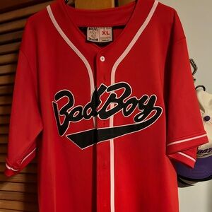 Bad Boy Records Biggie Smalls Baseball HipHop Rap Jersey XL